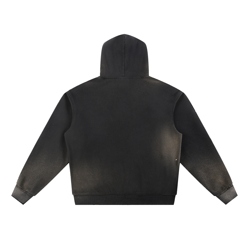 1F Fleece Hoodie - Black