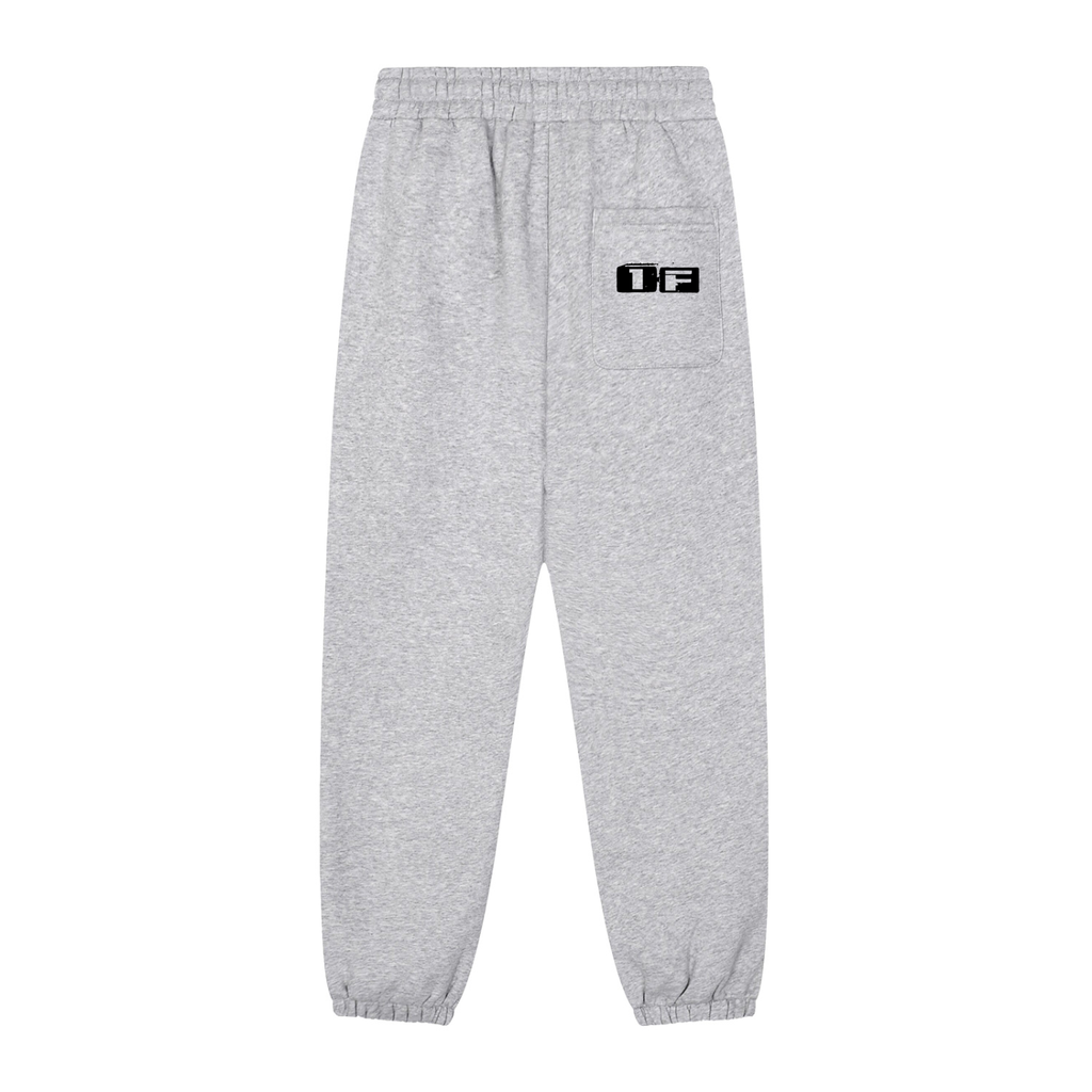 One Flock Fleece Jogged Sweatpants Set Bottom - Gray