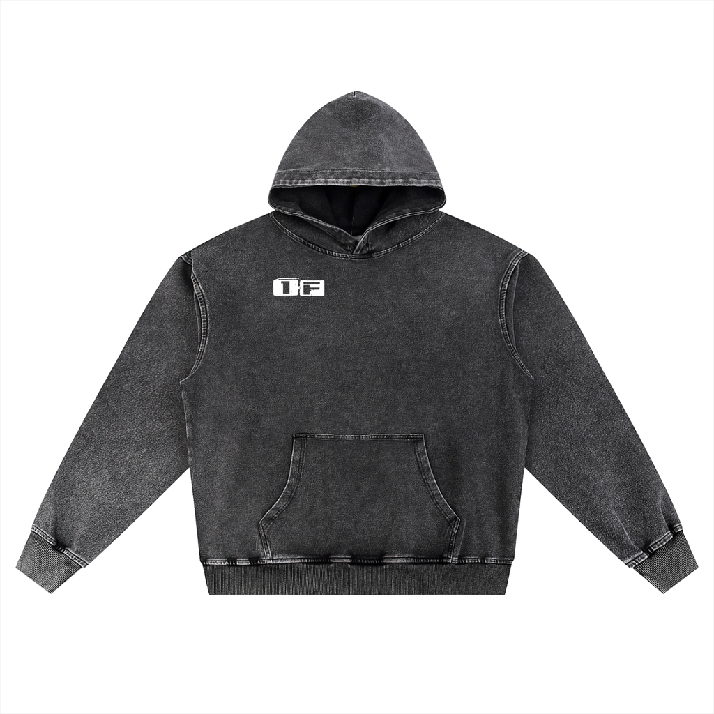 One Flock Snow Wash Oversized Hoodie