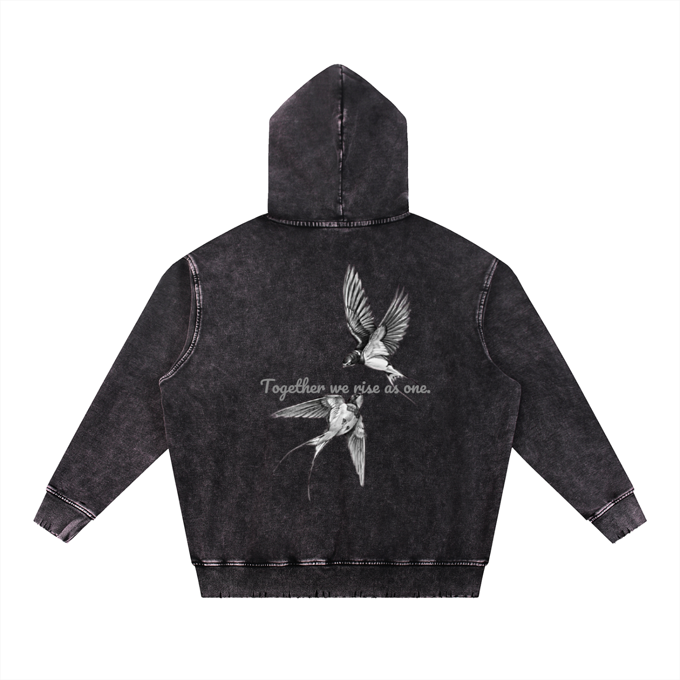One Flock original Black/Grey Hoodie