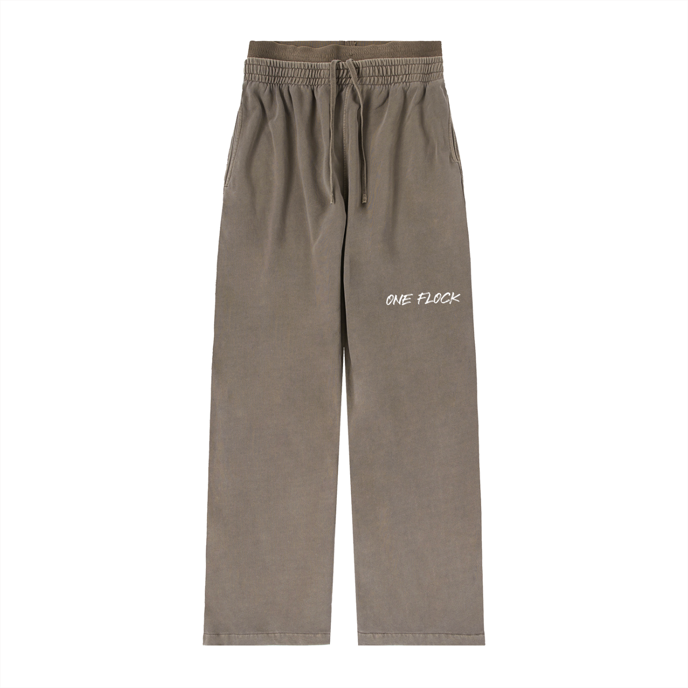 Vintage Washed Waist Pants for girls One Flock
