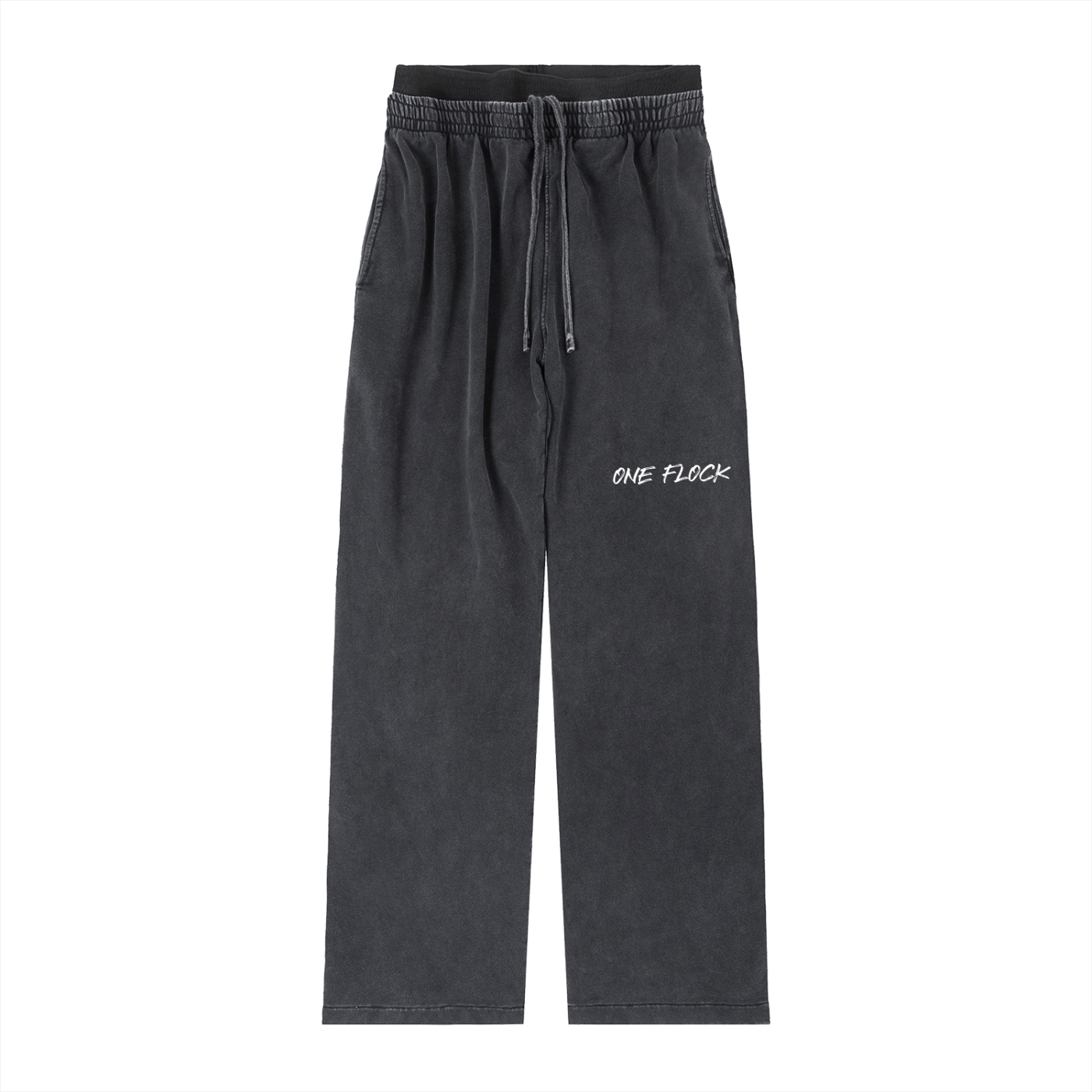 Vintage Washed Waist Pants for girls One Flock
