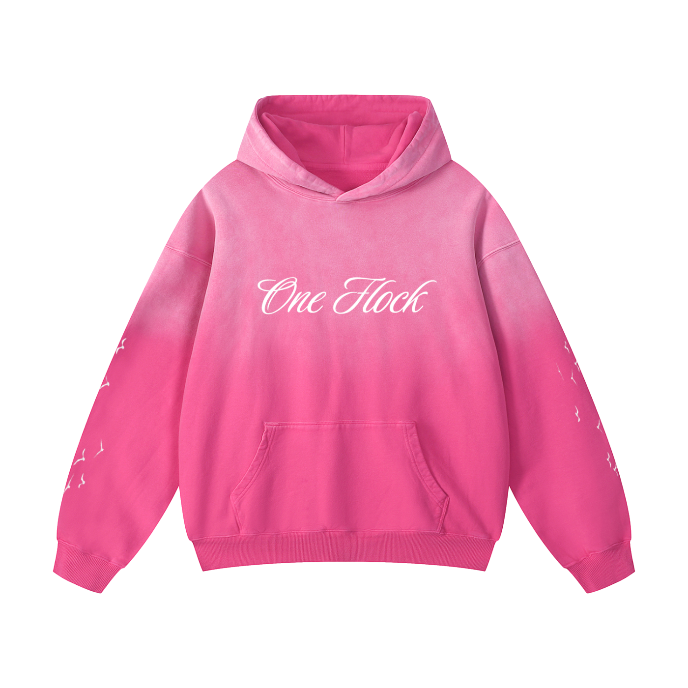 One Flock Oversized Hoodie - Pink