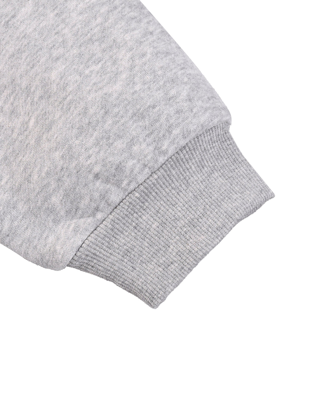 One Flock Fleece Hoodie Set Top - Gray