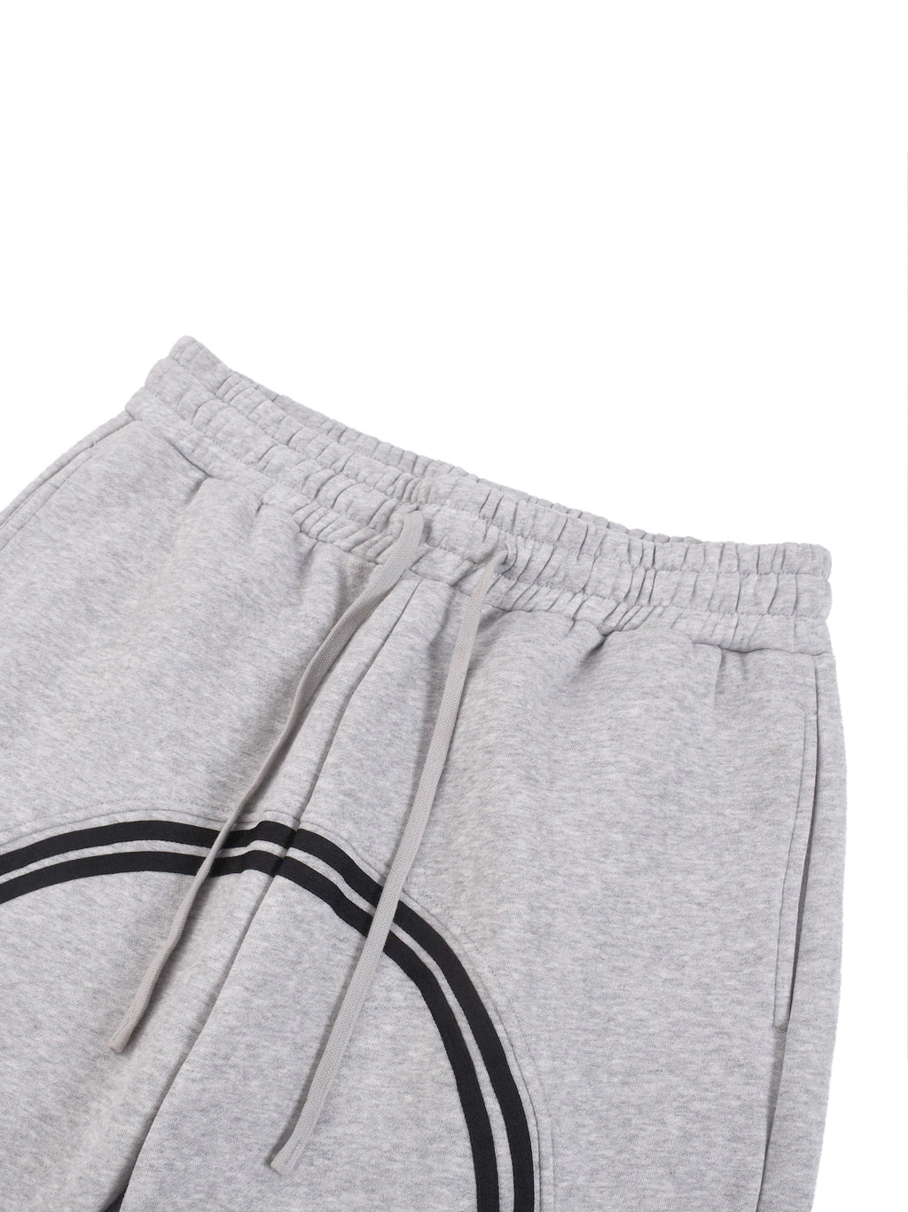 One Flock Fleece Jogged Sweatpants Set Bottom - Gray