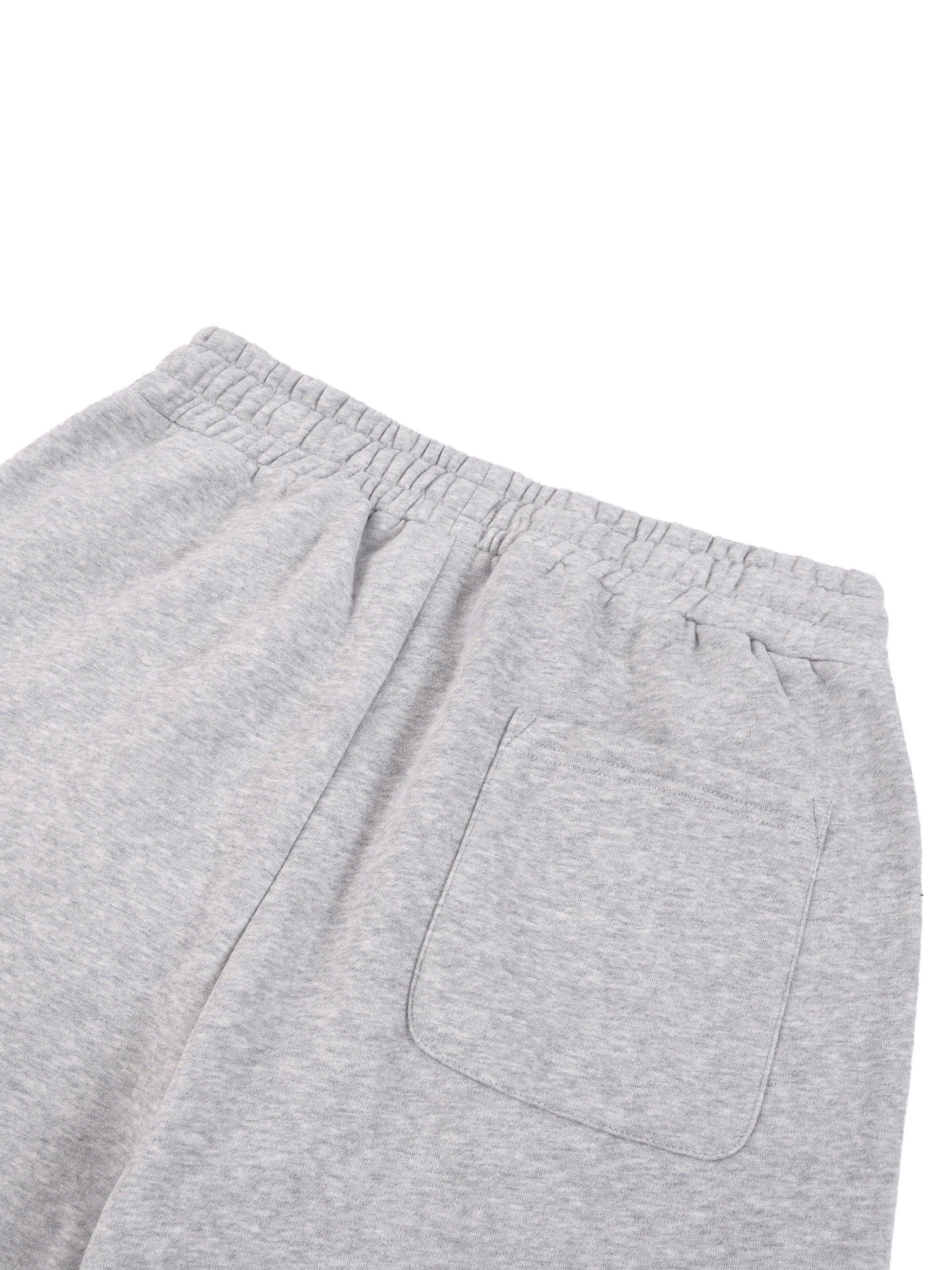 One Flock Fleece Jogged Sweatpants Set Bottom - Gray